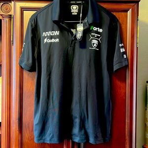 Brand New Ogio Rare Black Racing Polo Automobili Lamborghini, Go Bolt, Forte!